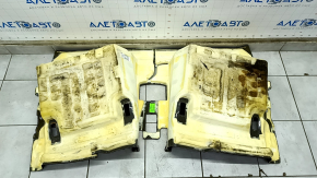 Rear floor covering Alfa Romeo Giulia 17-21 black, dry cleanable