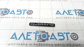 Emblem inscription quattro Audi A4 B9 17-25