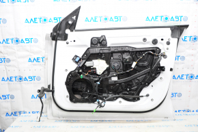 Door assembly front right Tesla Model Y 21 - white PPSW, triplex glass