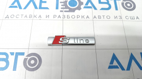 Emblem inscription S line left Audi A4 B9 17-25