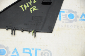 Mirror cover triangle outer front right Tesla Model Y 20-black gloss, broken mount