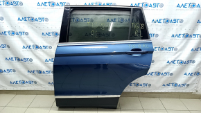 Door assembly rear left VW Tiguan 18- blue LD5L, butt