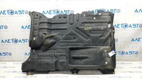 Left large underbody protection Toyota Highlander 14-19 tears