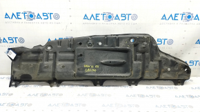 Right underbody protection Toyota Highlander 14-19 torn, dented