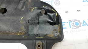 Right underbody protection Toyota Highlander 14-19 torn, dented