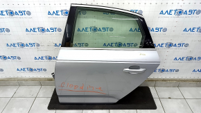 Door assembly rear left Audi A4 B9 17-19 silver LZ7G, keyless, scratches on molding, bump