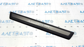Door sill trim front right outer Toyota Avalon 13-18 chrome, worn