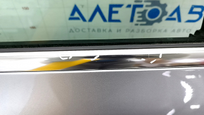 Door assembly rear right Audi A4 B9 17-19 silver LZ7G, keyless, scratches on molding, bump