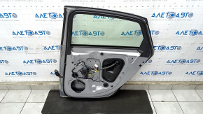 Door assembly rear right Audi A4 B9 17-19 silver LZ7G, keyless, scratches on molding, bump
