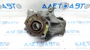Trunnion with hub rear left Audi Q7 16-107mm, rusty hub, broken bolt