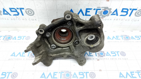 Trunnion with hub rear left Audi Q7 16-107mm, rusty hub, broken bolt