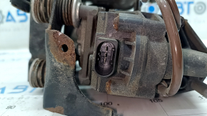 Air suspension compressor Audi Q7 16- with bracket, rusty bracket
