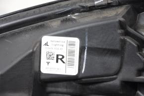Tesla Model Y 20-LED front right headlight without mount, sand, dirt inside