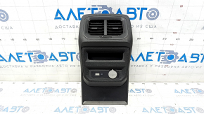 Center console trim with deflector VW Tiguan 18- black, scratches