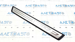 Door sill trim front right outer Toyota Camry v55 15-17 usa chrome, worn