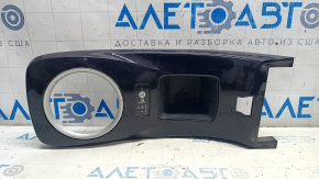 Gear shifter cover Nissan Leaf 13-17 black gloss, B MODE scratches