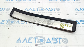 Outer door sill trim rear right Lexus ES350 07-12 black with chrome trim, worn, bump