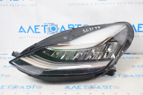 Tesla Model Y 20-LED front left headlight without mount, sand, dirt inside