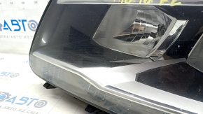 Headlight front left VW Tiguan 18- bare halogen, LED DRL, sand