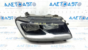 Headlight front right VW Tiguan 18- bare halogen, LED DRL, sand