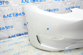 Tesla Model Y 20 bare front bumper - for 6 parking sensors, white