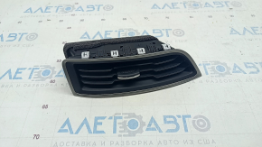 Front panel air duct deflector central right Ford Edge 15- black with chrome