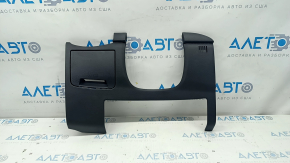 Black driver's knee pad for Ford Edge 15-24, with hatch