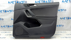 Door trim card front right VW Tiguan 18-20 black, scratches, broken fastening