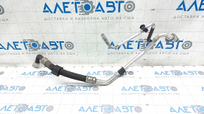 Air conditioning pipe compressor-heater third Audi Q7 16- short, no cover