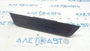 Door sill trim rear right outer Hyundai Santa FE Sport 13-18 black, worn