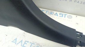 Lower left center pillar trim Ford Edge 15 - black, scratches, whitened plastic