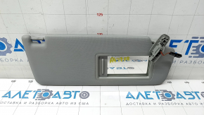 Right visor Audi A4 B9 17-25 gray, without hook