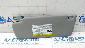 Right visor Audi A4 B9 17-25 gray, without hook