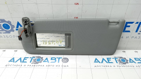 Left visor Audi A4 B9 17-25 gray, without hook