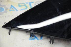 Mirror cover triangle outer front left Tesla Model Y 20- black gloss, broken fastening scratches