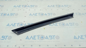 Left trunk door glass molding Ford Edge 15- black gloss