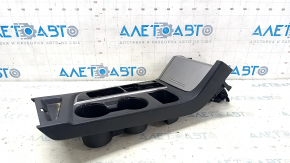Overlay on the center console cup holder Hyundai Sonata 15-17 gray scratches, abrasions