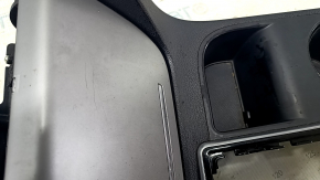 Overlay on the center console cup holder Hyundai Sonata 15-17 gray scratches, abrasions