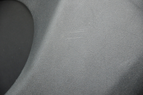 Door trim card rear left Tesla Model Y 20 - leather black type 1, with speaker, with suede insert, with window lift control, with door opening button, scratches, with backlight, gloss overlays