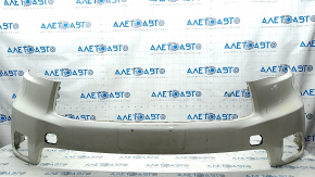 Front bumper bare Toyota Highlander 14-16 white, scratches