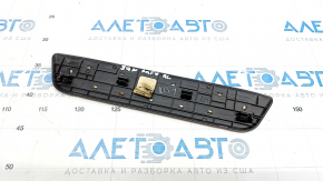Door sill trim rear left outer Hyundai Santa FE Sport 13-18 black, with chrome trim