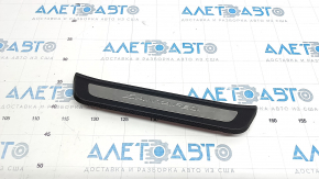 Door sill trim rear right outer Hyundai Santa FE Sport 13-18 black, with chrome trim