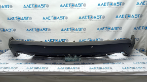 Rear bumper lip Ford Edge 19 - for parking sensors, without towing hook and towbar, structure, pressed
