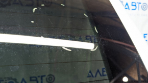 Trunk door bare with glass Tesla Model Y 20- white PPSW, with brake light, scratches on glass, dent