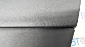 Door trim card rear right Audi A4 B9 17-19 black, black armrest, aluminum trim, Bang and Olufsen, dent