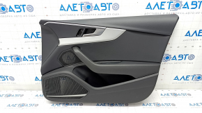 Door trim card front right Audi A4 B9 17-19 black, black armrest, aluminum trim, Bang and Olufsen, scratches