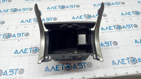 Ford Edge 19 center console pocket box - black, no wireless charging, crepe break
