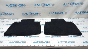 Set of floor mats for Ford Edge 15 - black cloth, dry cleanable