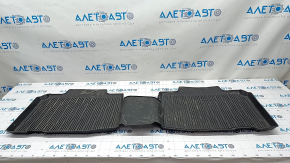 Set of floor mats for Ford Edge 15-24 rubber black with sides