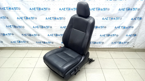 Driver's seat Toyota Highlander 14-19 with airbag, electric, ventilation, leather black, worn leather